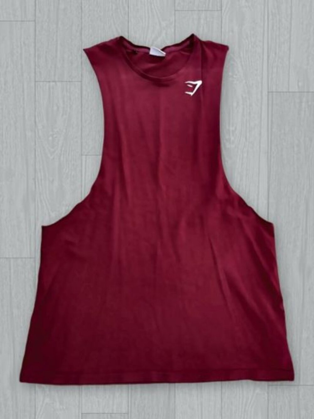 Gymshark Maroon Tank Top Men's Size L Gym Workout Tank